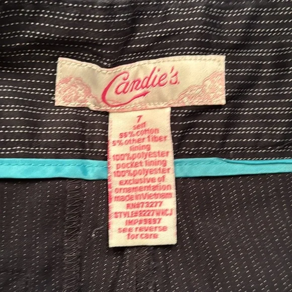 Candies capri pants size 7. - Picture 7 of 14